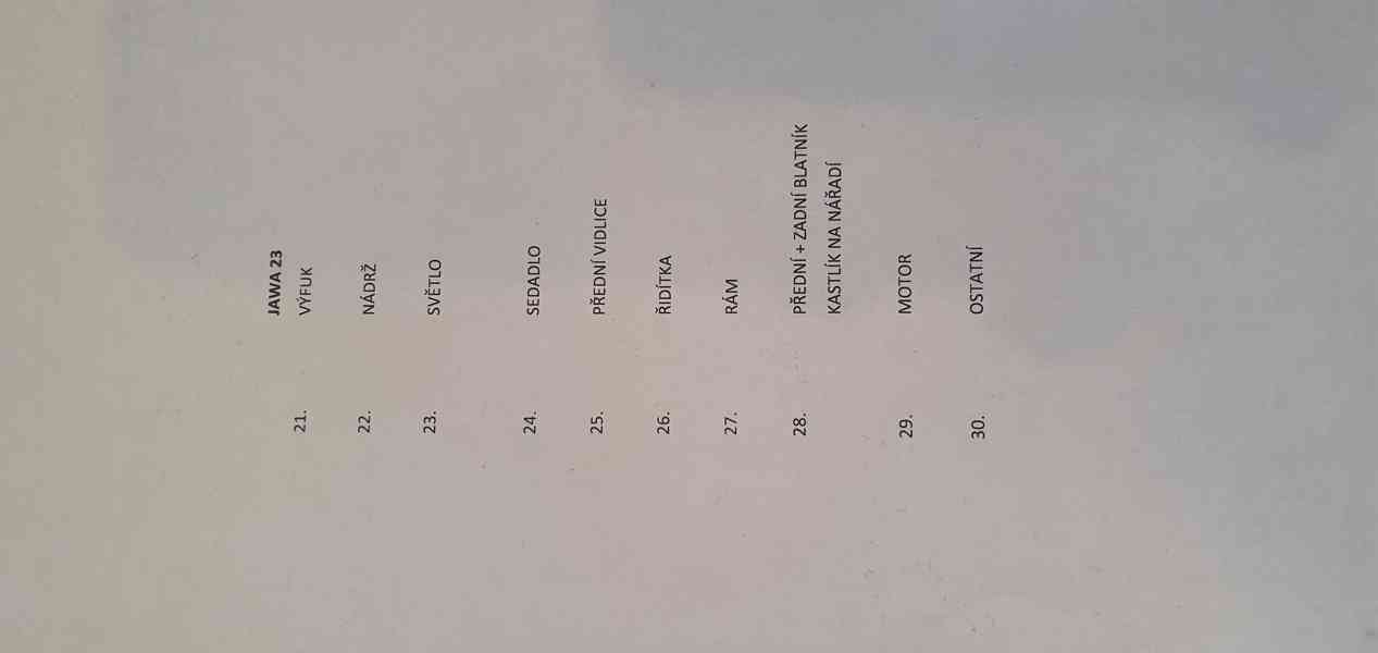 Jawa 50 pionýr sada šroubů 550, 555, 20, 21, 23 - foto 6