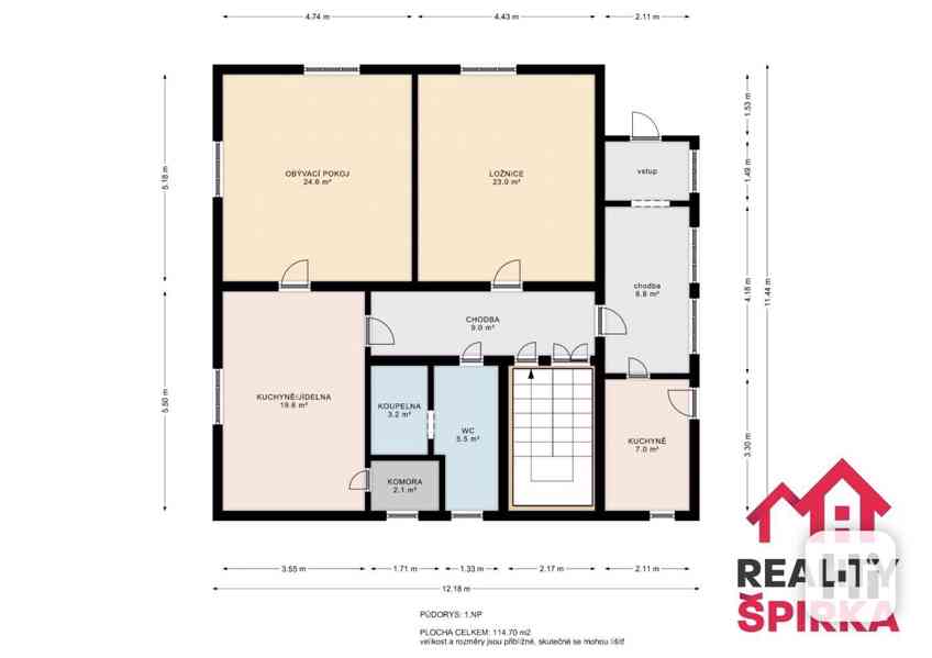 Prodej RD 4+1, garáž, CP 7.902 m², Trstěnice u Litomyšle - foto 10