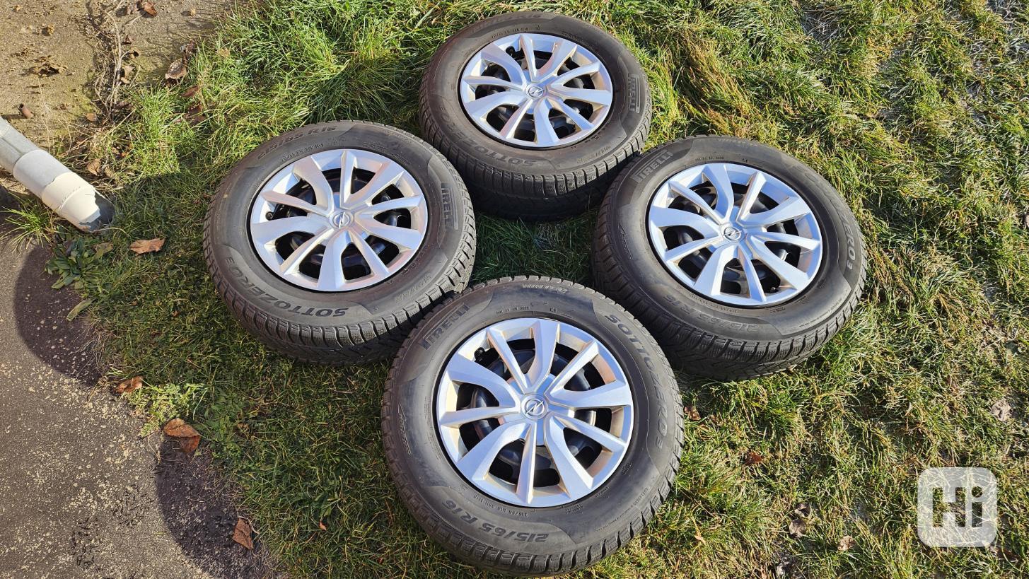 Opel Mokka zimní pneumatiky 215/65 R16 disky 6,5Jx16 4x108 - foto 1