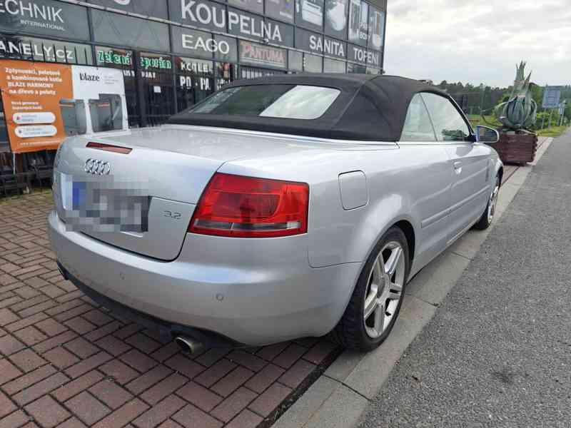 Prodám AUDI A4 Cabrio 3.2 FSI benzin 2008 128000km - foto 9