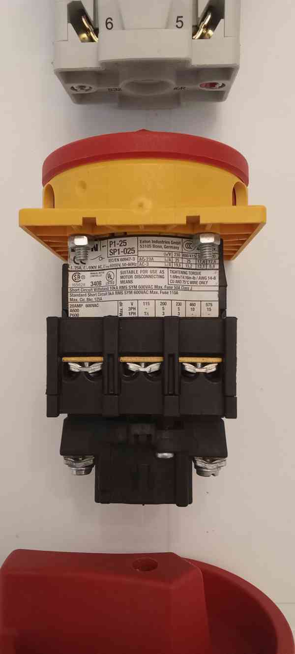 Hlavní vypínač EATON P3-63, SP-063  63A - foto 4
