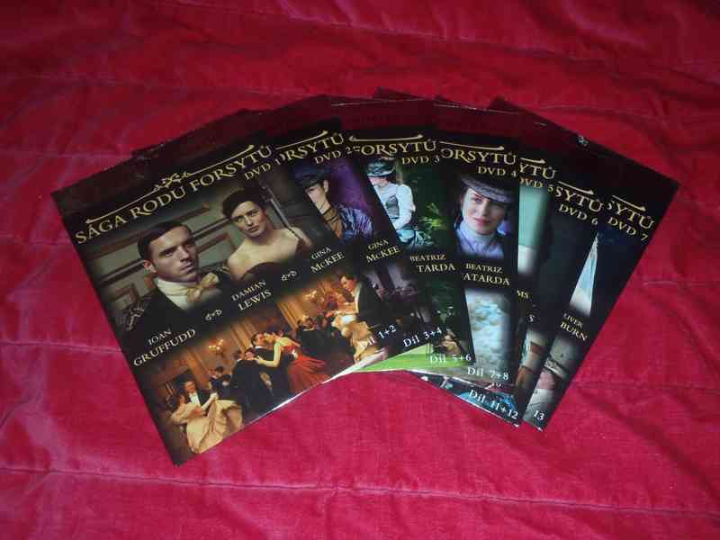 7 DVD Sága rodu Forsytů - Romance John Galsworthy - foto 1