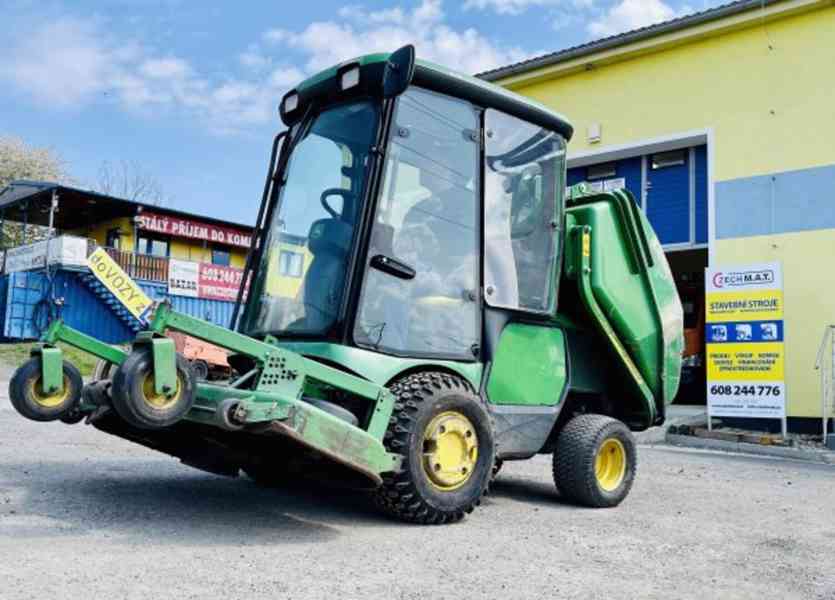 profi sekačka 4x4 vysavač KABINA+KOŠ diesel John Deere - foto 1