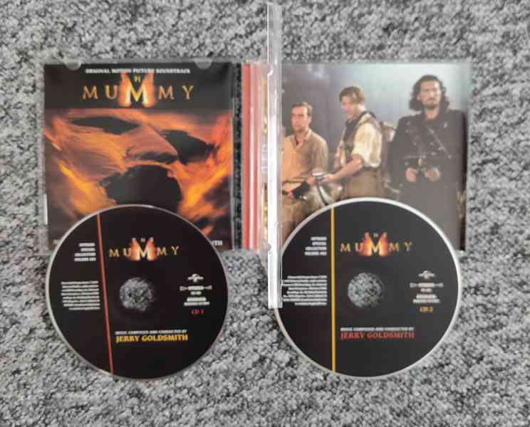 OST 2CD The Mummy od Jerryho Goldsmitha , poslední kus ! - foto 3