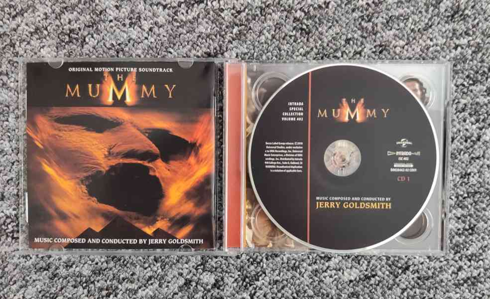 OST 2CD The Mummy od Jerryho Goldsmitha , poslední kus ! - foto 4