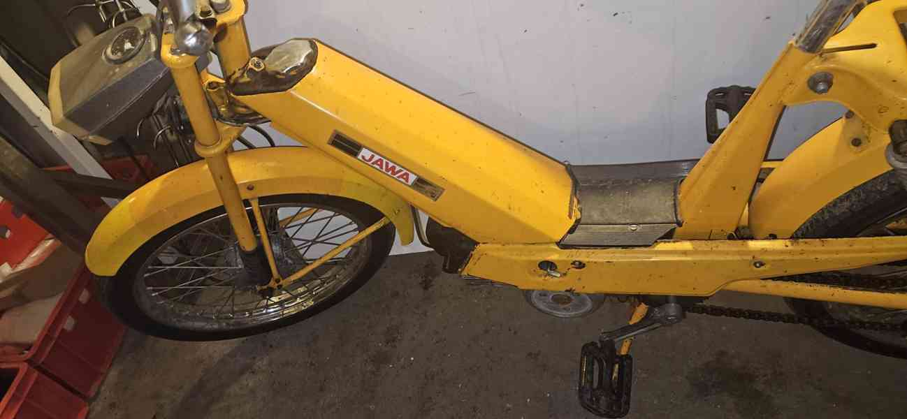 JAWA BABETA 207 PŮVODNÍ STAV -žlutá-ORIGINÁL  - foto 2