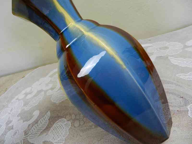 Luxusní barevná keramická Váza Horní Bříza - foto 5