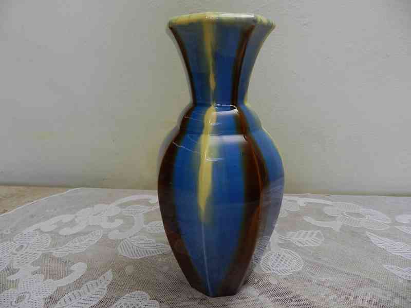 Luxusní barevná keramická Váza Horní Bříza - foto 3