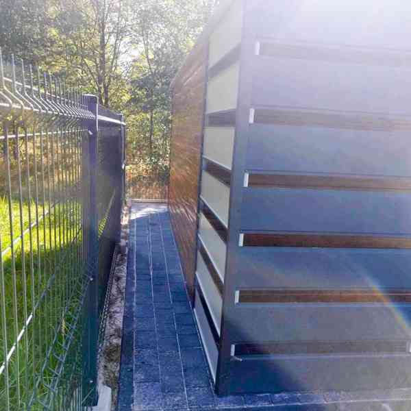 Zahradní domek 3m x 4m + přístřešek 1m, spád dozadu TS510  - foto 3