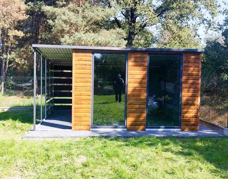 Zahradní domek 3m x 4m + přístřešek 1m, spád dozadu TS510  - foto 2
