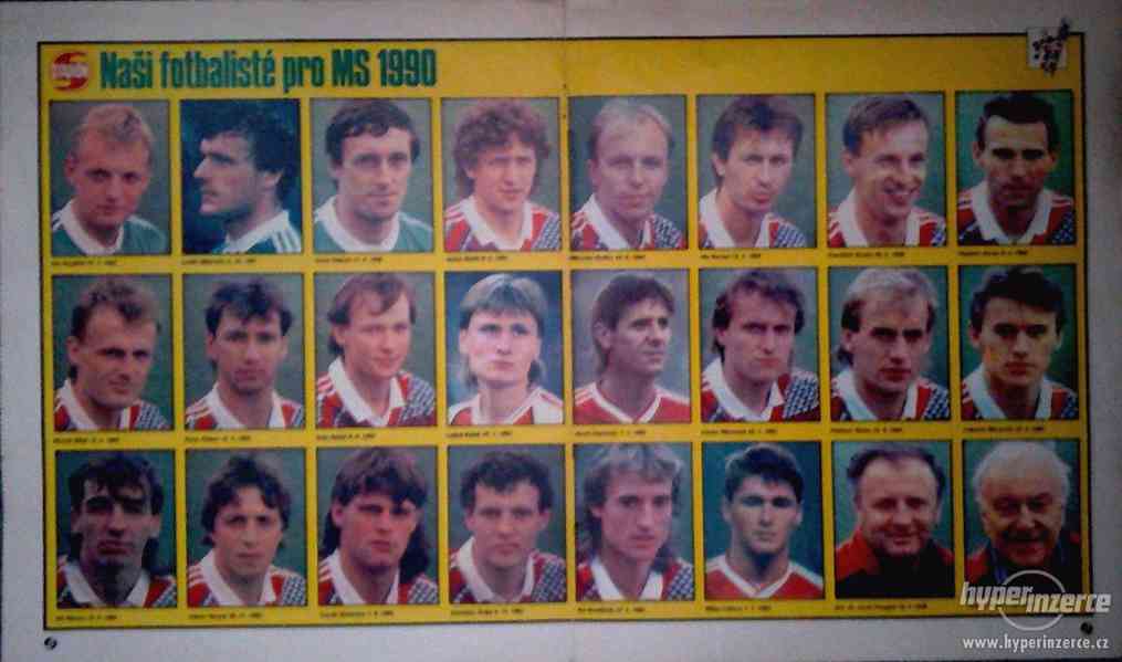 Česká reprezentace - Naši fotbalisté pro MS 1990 - foto 1