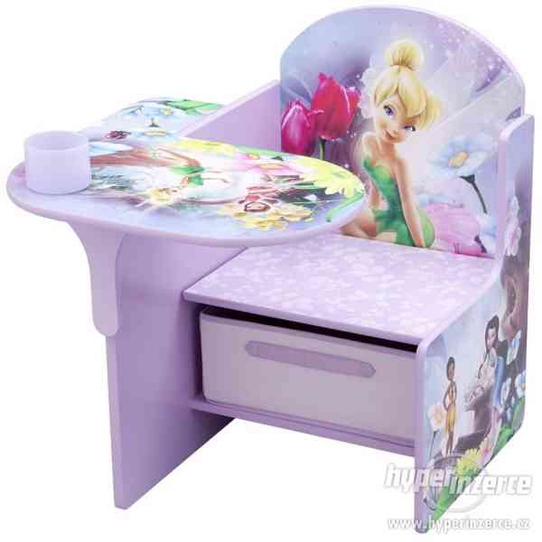 Dětský stolek s úložným prostorem Fairy víly - foto 1