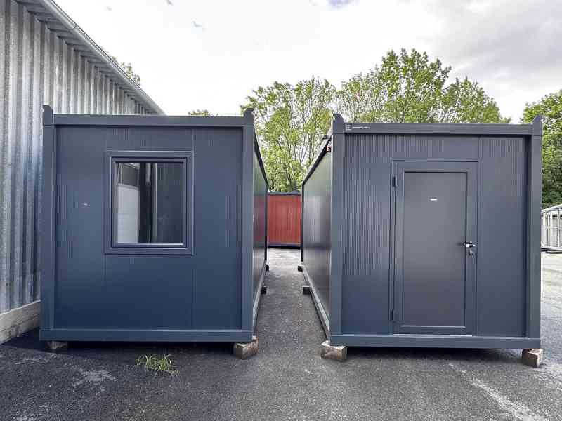 Stavební skladový kontejner zateplený 6x2,4m - foto 4