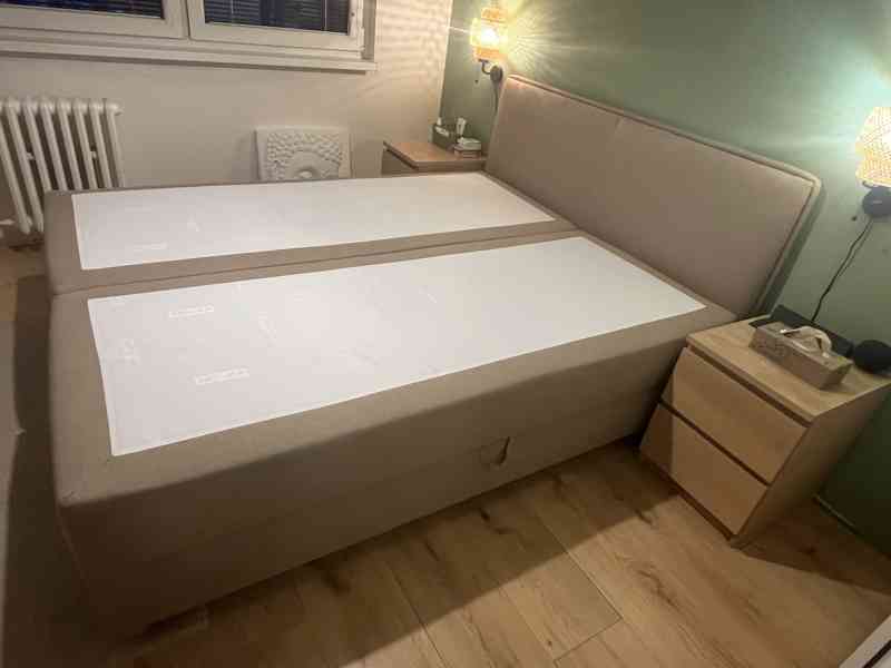 Dvouluzkova postel 160x200cm - Boxspring  - foto 3