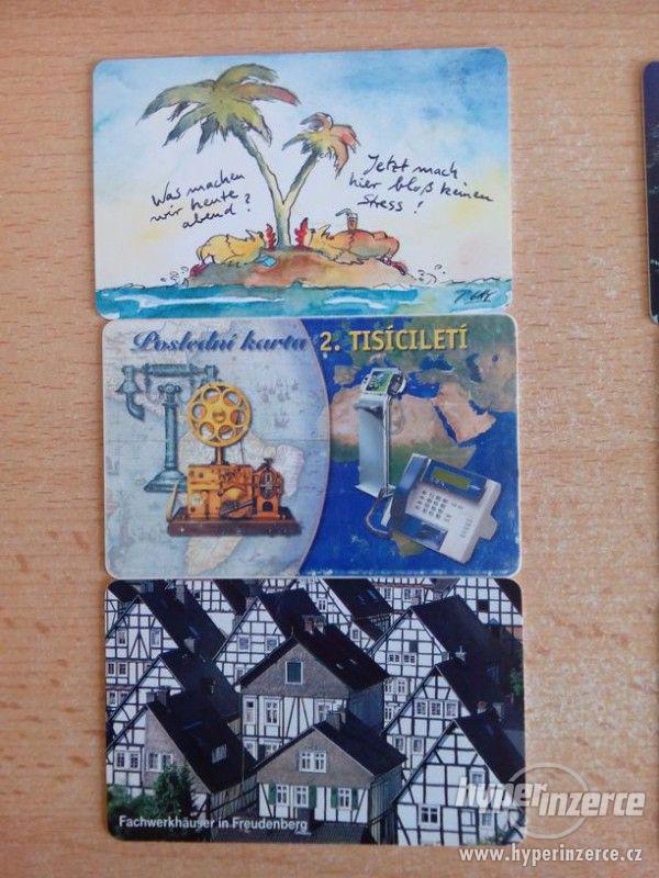 Staré telefonní karty (18 ks Německo, 1 ks ČR) - foto 3