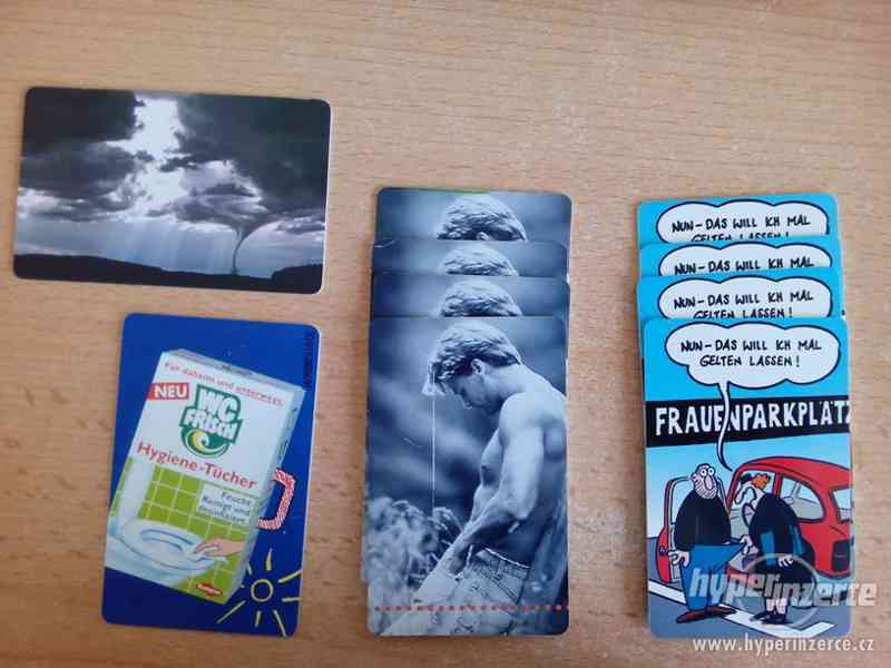 Staré telefonní karty (18 ks Německo, 1 ks ČR) - foto 5