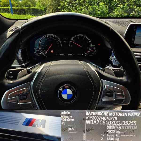BMW 740d X DRIVE 235 kW 320 PS NOVÉ - PRVNÍ MAJITEL ČR 2017 - foto 5