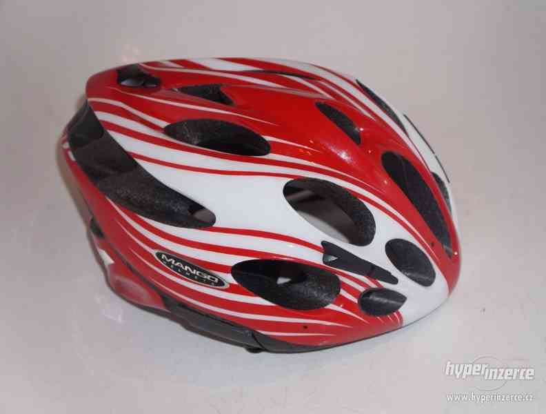 Cyklistická helma M/L přilba na kolo Mango vel. M/L 57-60cm. - foto 1