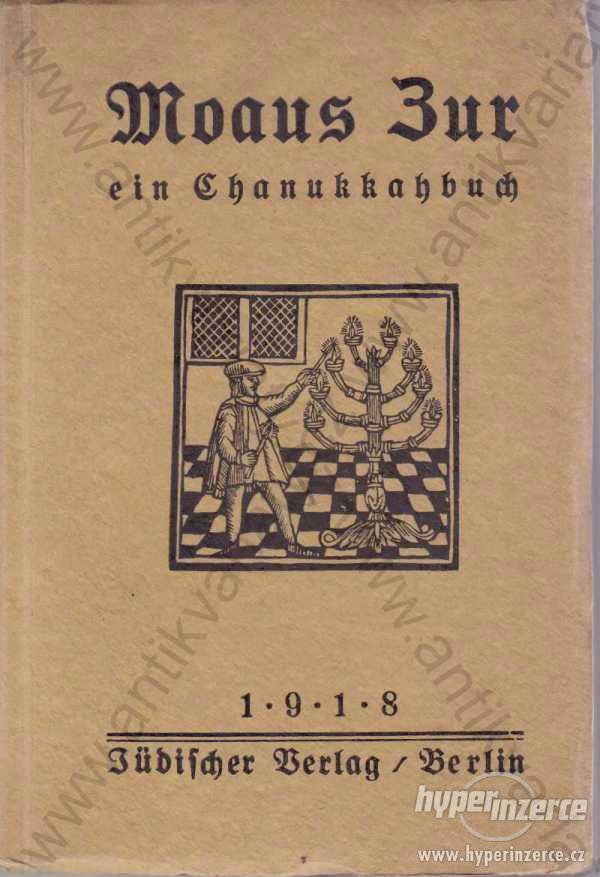 Moaus zur ein Chanukkahbuch 1918 Judischer Verlag - foto 1