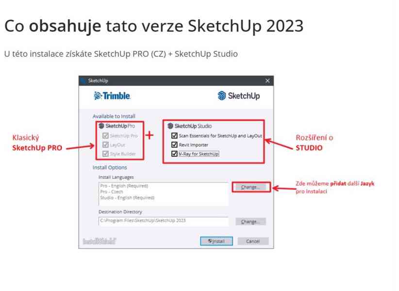  SketchUp 2023 | Studio (PC) (Trvalá licence) - foto 2