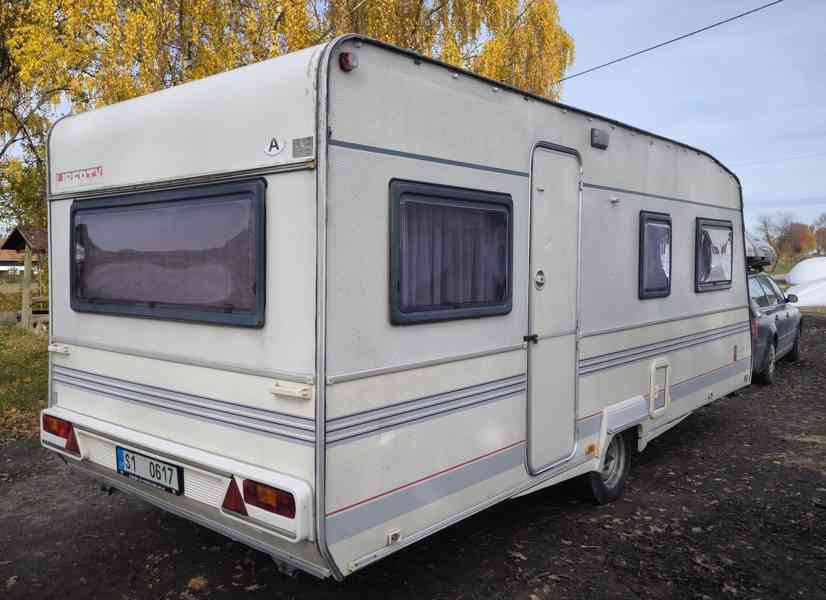 Liberty 550, pěkná chatka na pevné stání, dovoz možný. - foto 3