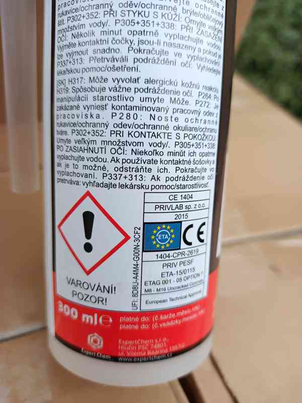 Chemická kotva 300 ml - foto 3