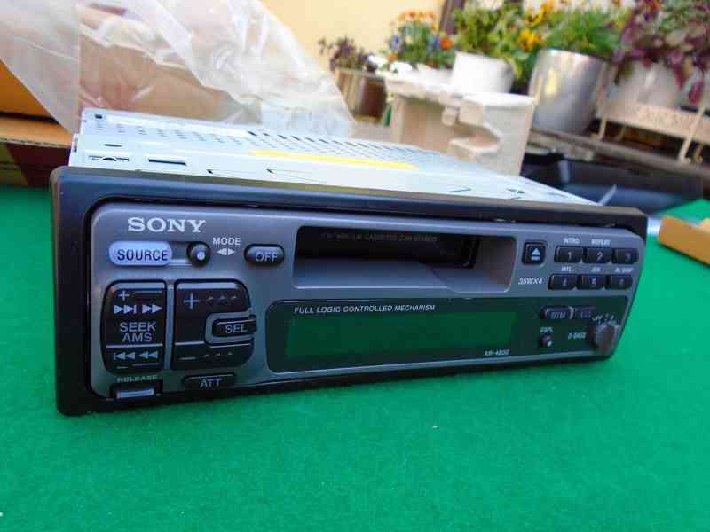 Nové nerozbalené rádio autorádio Sony XR-4800 kazetové panel - foto 14