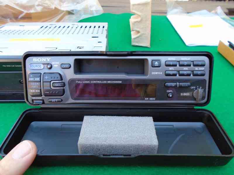 Nové nerozbalené rádio autorádio Sony XR-4800 kazetové panel - foto 10