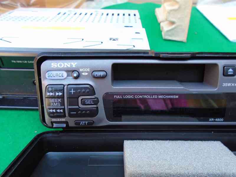 Nové nerozbalené rádio autorádio Sony XR-4800 kazetové panel - foto 11