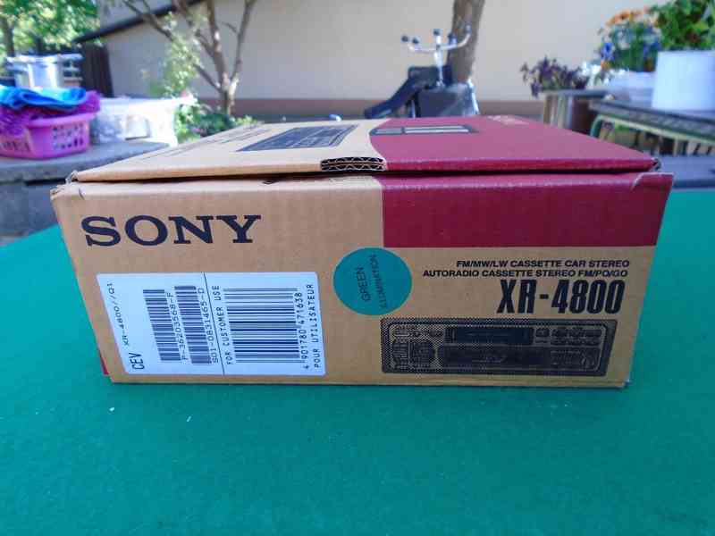 Nové nerozbalené rádio autorádio Sony XR-4800 kazetové panel - foto 18