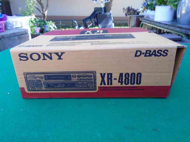 Nové nerozbalené rádio autorádio Sony XR-4800 kazetové panel - foto 17