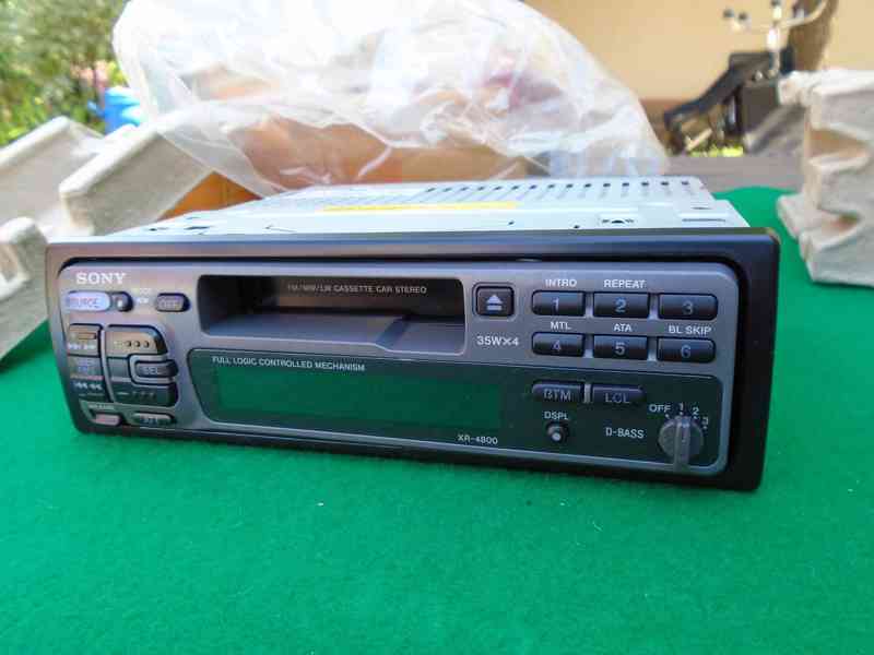 Nové nerozbalené rádio autorádio Sony XR-4800 kazetové panel - foto 13