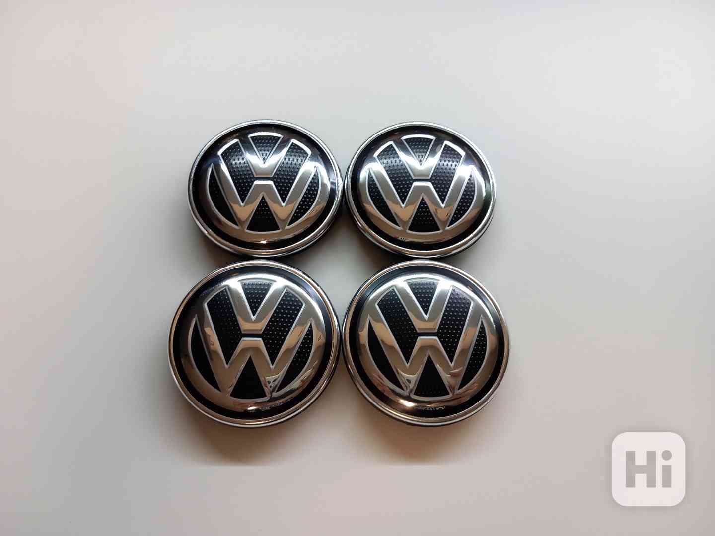 Středové krytky Vw, 56x52mm, Nové logo struktura - foto 1