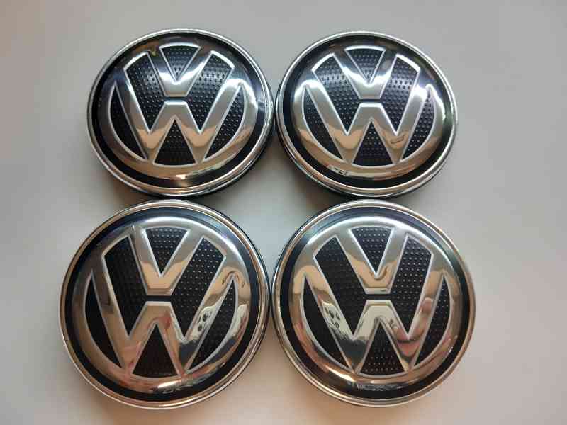 Středové krytky Vw, 56x52mm, Nové logo struktura - foto 9