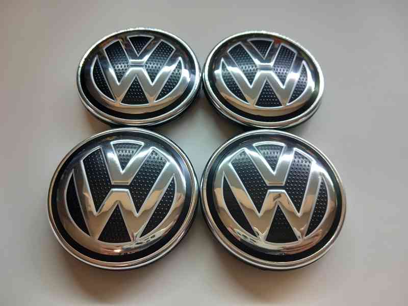 Středové krytky Vw, 56x52mm, Nové logo struktura - foto 11