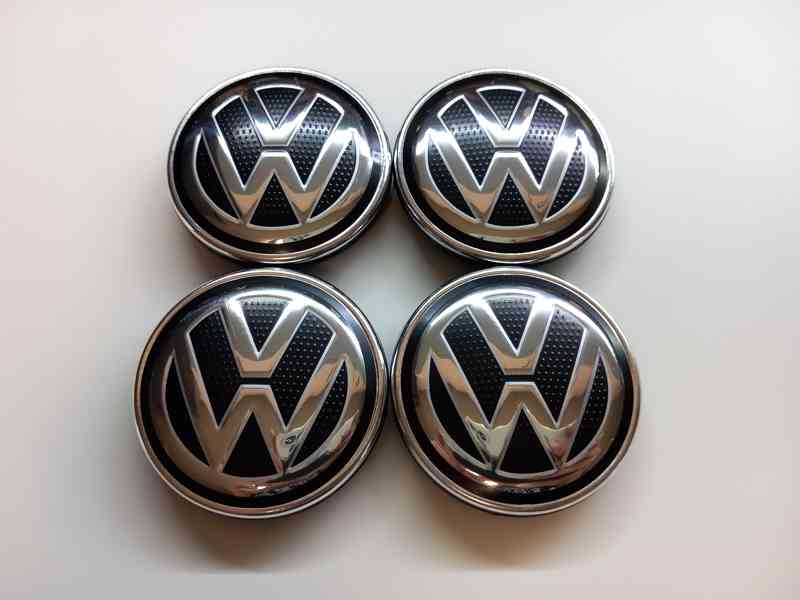 Středové krytky Vw, 56x52mm, Nové logo struktura - foto 6