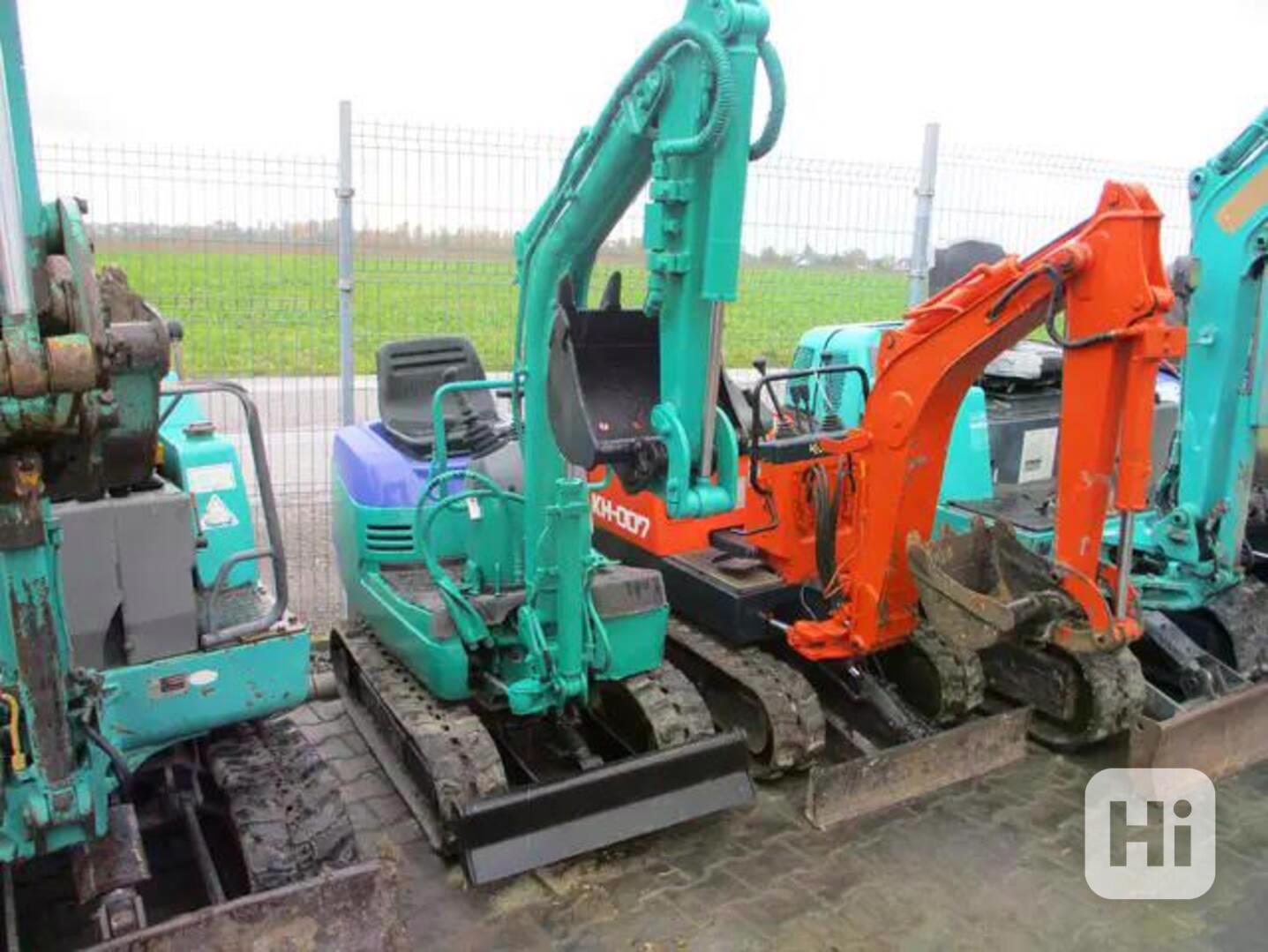 Minibagr Komatsu PC-03 800kg pěkný stav - foto 1