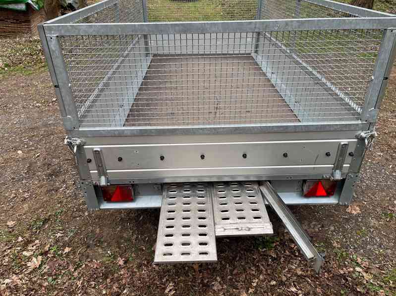 Valníkový přívěs TEMARED, 2 000 kg, 1,7x3,2m, nadstavba - foto 10