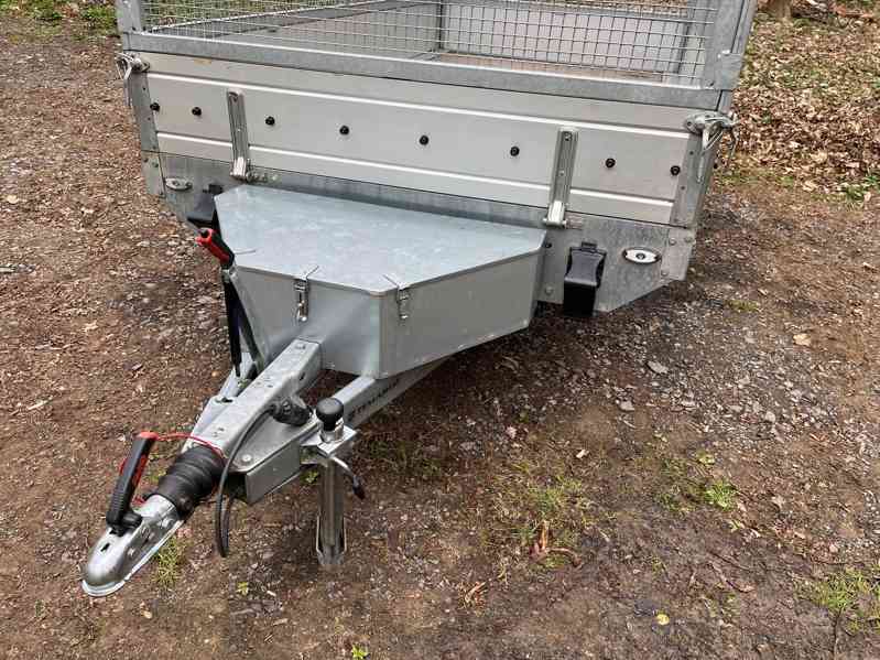 Valníkový přívěs TEMARED, 2 000 kg, 1,7x3,2m, nadstavba - foto 17