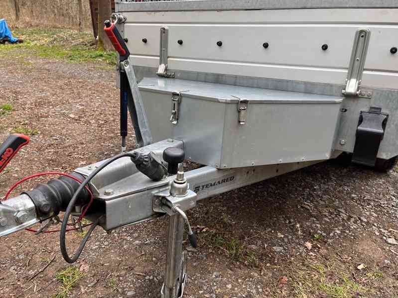 Valníkový přívěs TEMARED, 2 000 kg, 1,7x3,2m, nadstavba - foto 25