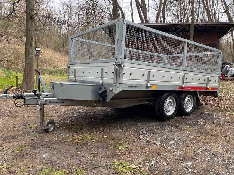 Valníkový přívěs TEMARED, 2 000 kg, 1,7x3,2m, nadstavba - foto 7
