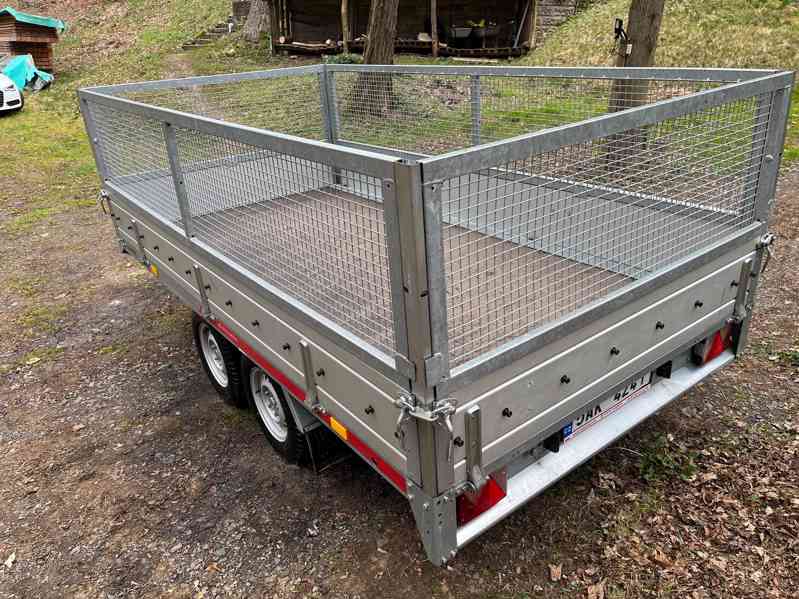 Valníkový přívěs TEMARED, 2 000 kg, 1,7x3,2m, nadstavba - foto 22