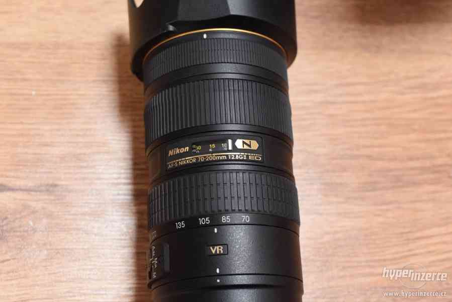Nikon 70-200mm f/2,8G ED AF-S VR II - TOP STAV! - foto 3