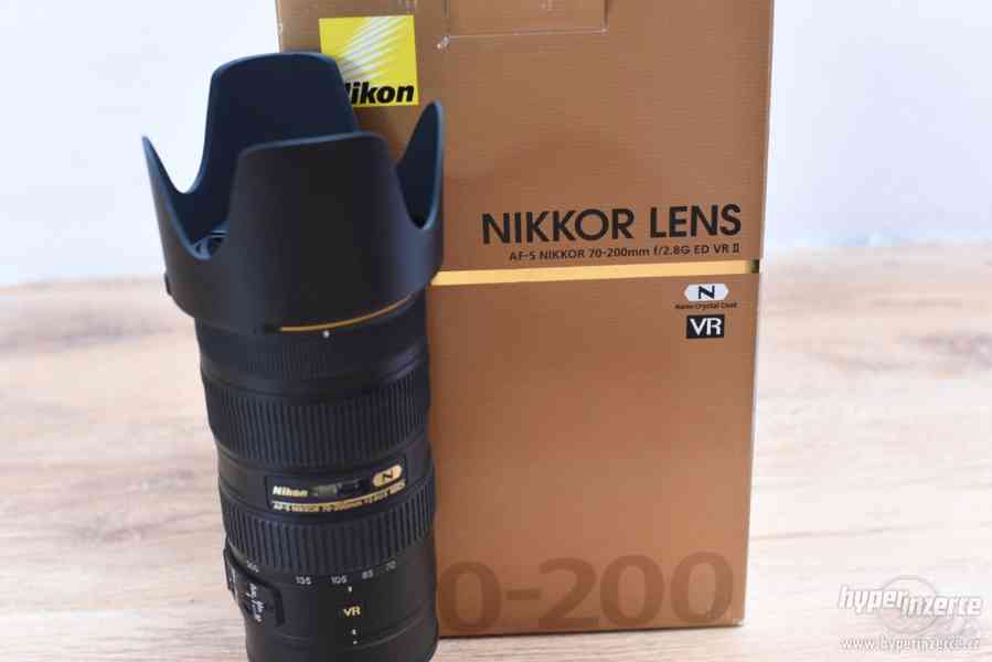 Nikon 70-200mm f/2,8G ED AF-S VR II - TOP STAV! - foto 4