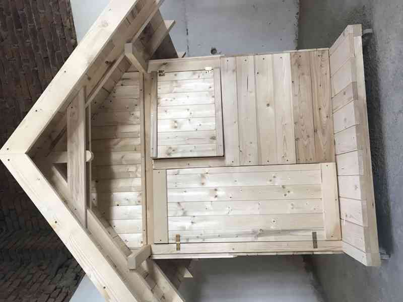 Dětský dřevěný zahradní domek - foto 4