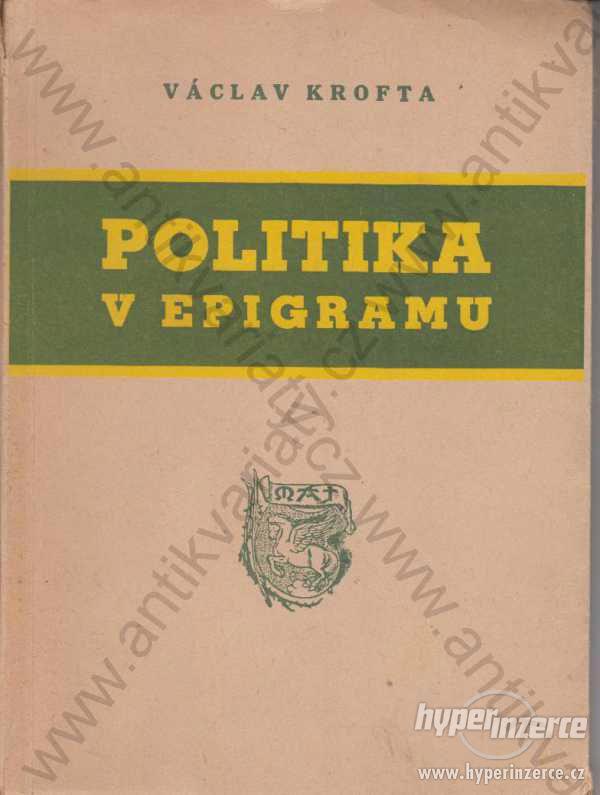 Politika v epigramu Václav Krofta - foto 1
