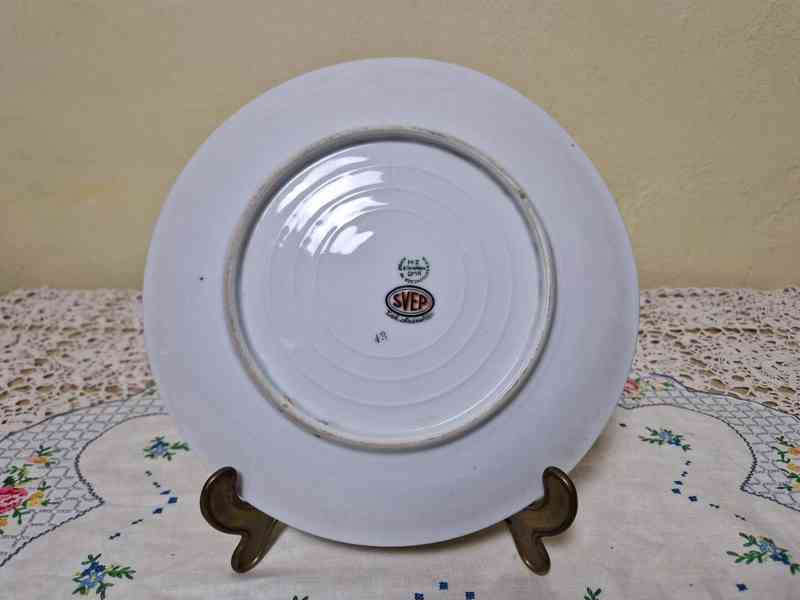 Výroční zlacený Talíř Masaryk SVEP Stará Role 1930  - foto 3