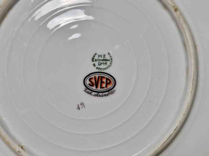 Výroční zlacený Talíř Masaryk SVEP Stará Role 1930  - foto 4