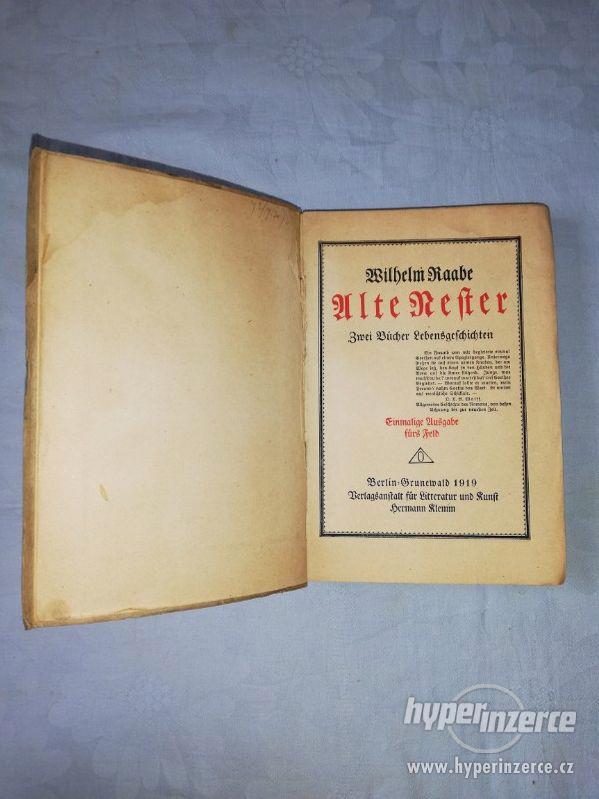 ULTE REFTER - kniha psaná švabachem - rok 1919 - foto 2