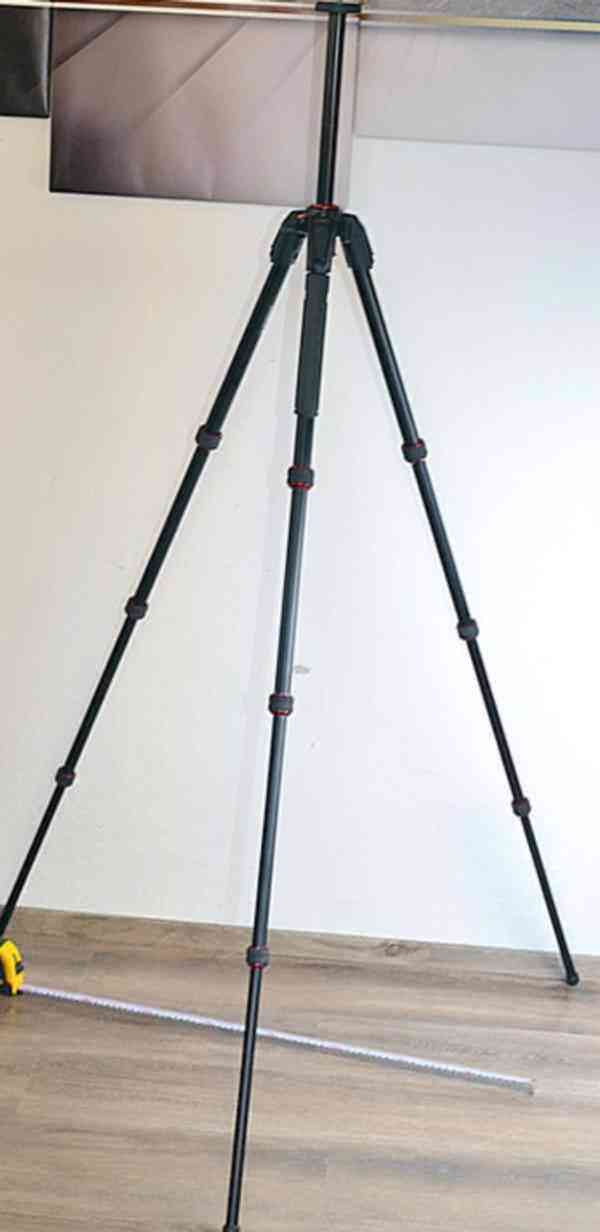 Stativ: Manfrotto MT190GO *9cm-152cm*nosnost 7Kg - foto 7